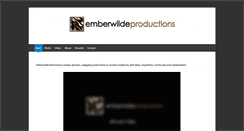 Desktop Screenshot of emberwildeproductions.com