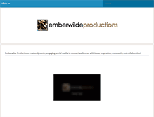 Tablet Screenshot of emberwildeproductions.com